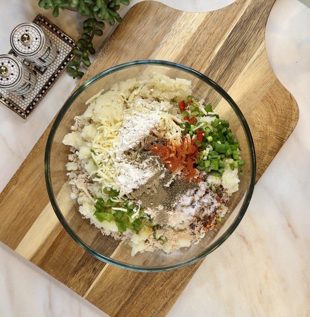 Ingredients for chicken donut