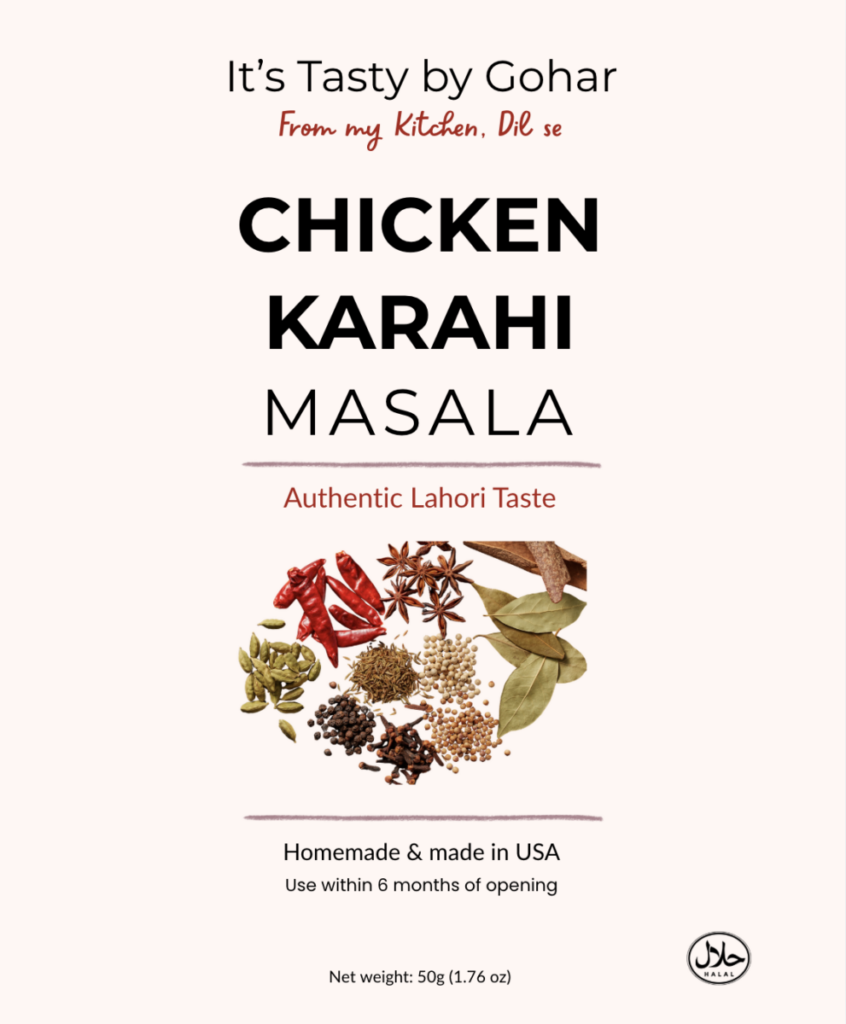 Chicken Karahi homemade Masala